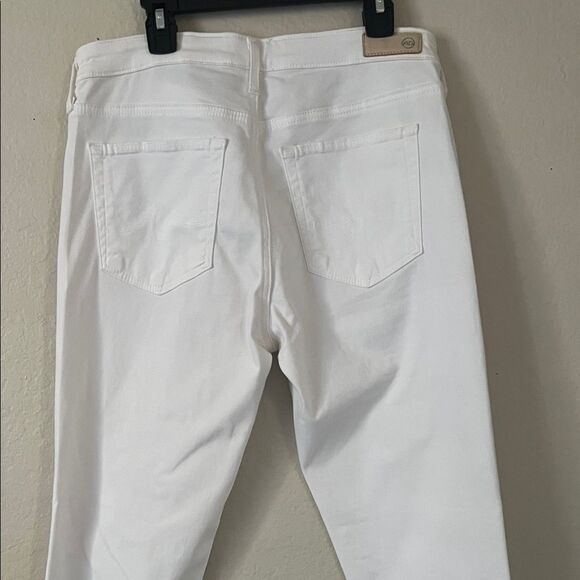 AG Adriano Goldschmied Prima Crop Cigarette Crop om Pearl White in SIze 28 - Picture 9 of 16
